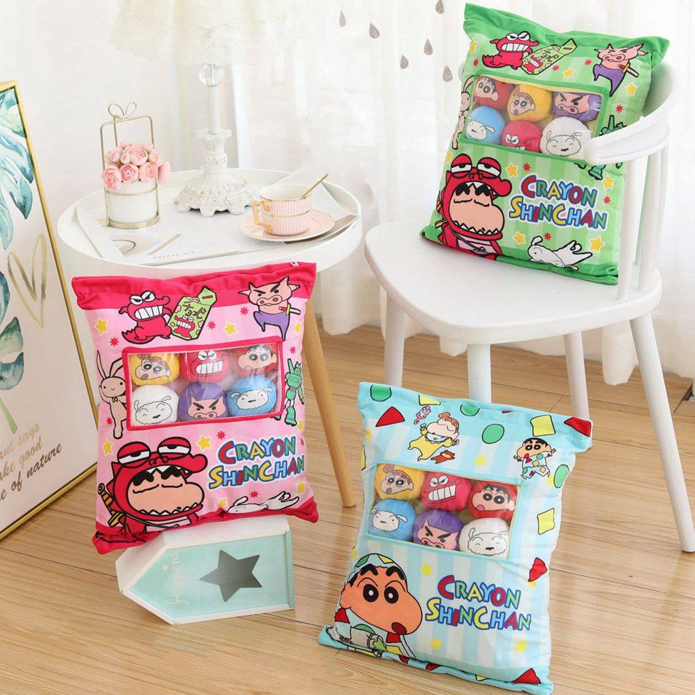 网红零食抱枕蜡笔小新玩偶一大袋小公仔布偶毛绒玩具娃娃生日礼物,玩具/童车/益智/积木/模型,毛绒/玩偶/公仔/布艺类玩具,淘宝优惠券,粉丝福利购,淘宝优惠卷