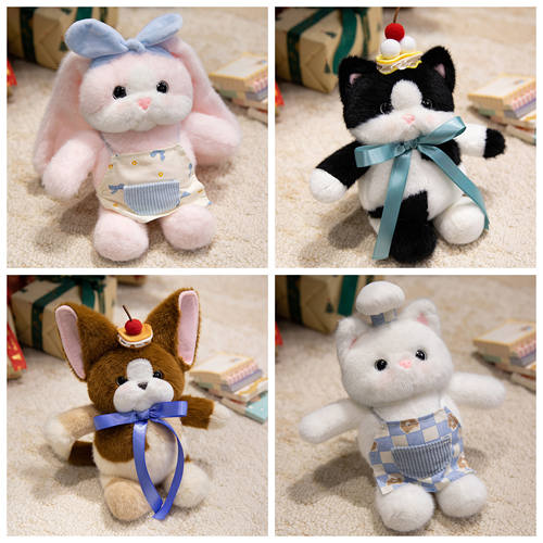 跑跑德文卷毛猫玩偶毛绒玩具