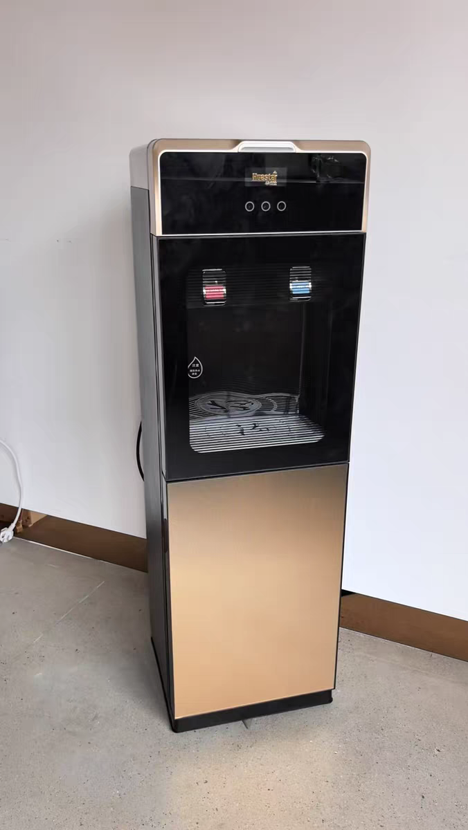 立式管线机冰热温热上下玻璃门家用办公净水器自动进水饮水机线管