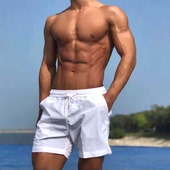 凉薄速干冰丝大裤 美式 三分裤 男口袋拉链修身 衩 硬汉风健身运动短裤