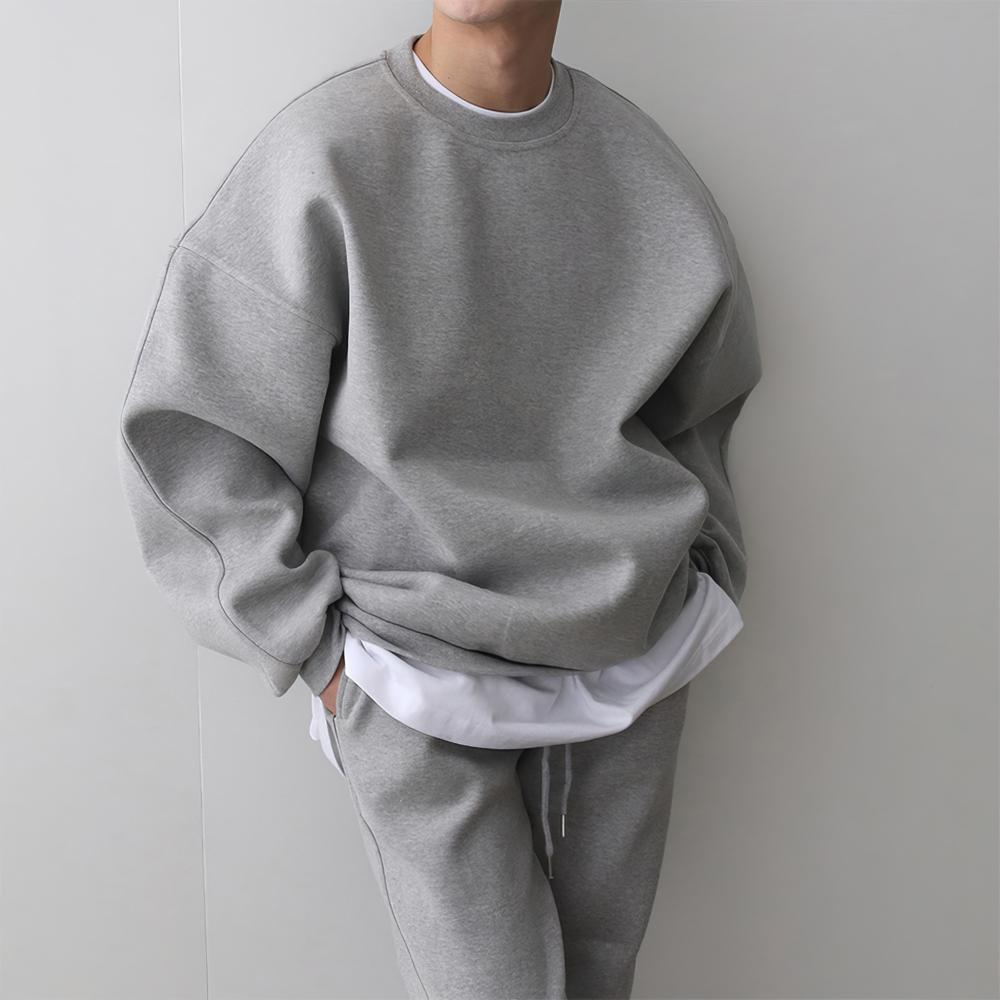 美式篮球训练卫衣男薄款透气宽松长袖纯棉t恤健身运动跑步训练服