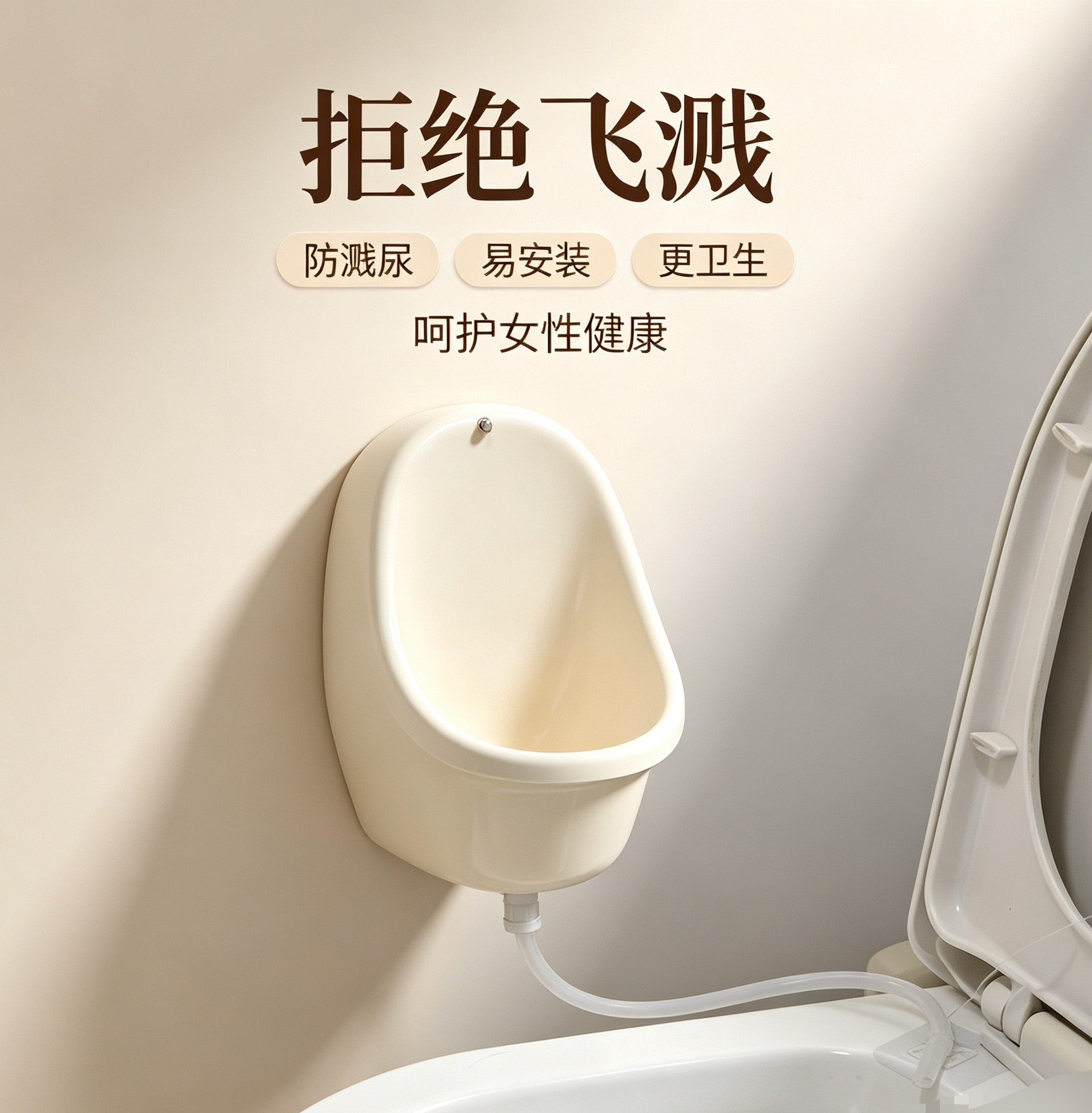 家用马桶男士防溅尿挡板卫生间便池小便防溅器免安装防尿溅神器