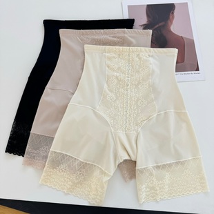 古妃9025无痕收腹提臀裤 女蕾丝花边显瘦塑形抑菌裆收小肚子美体裤