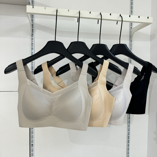 69153升级版舒适养护内衣大胸显小无钢圈全罩杯薄款透气大码文胸