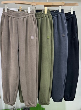 品木75237男士加厚羊羔绒绒裤居家外穿舒适柔软保暖宽松暖暖裤潮