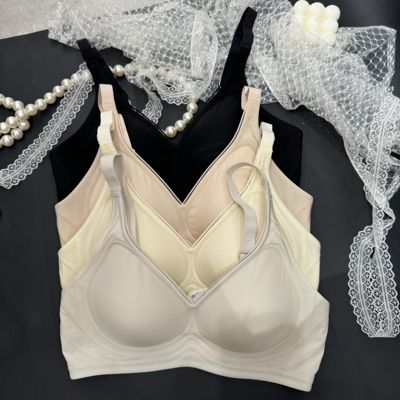 相丝保罗5218无痕内衣女小胸聚拢无钢圈果冻条软支撑防下垂文胸罩