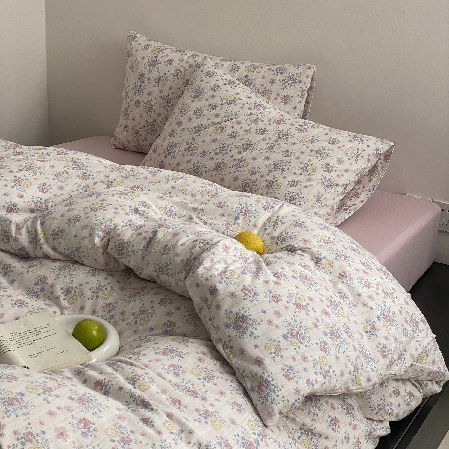 顺丰包邮100%棉全棉天竺棉套件