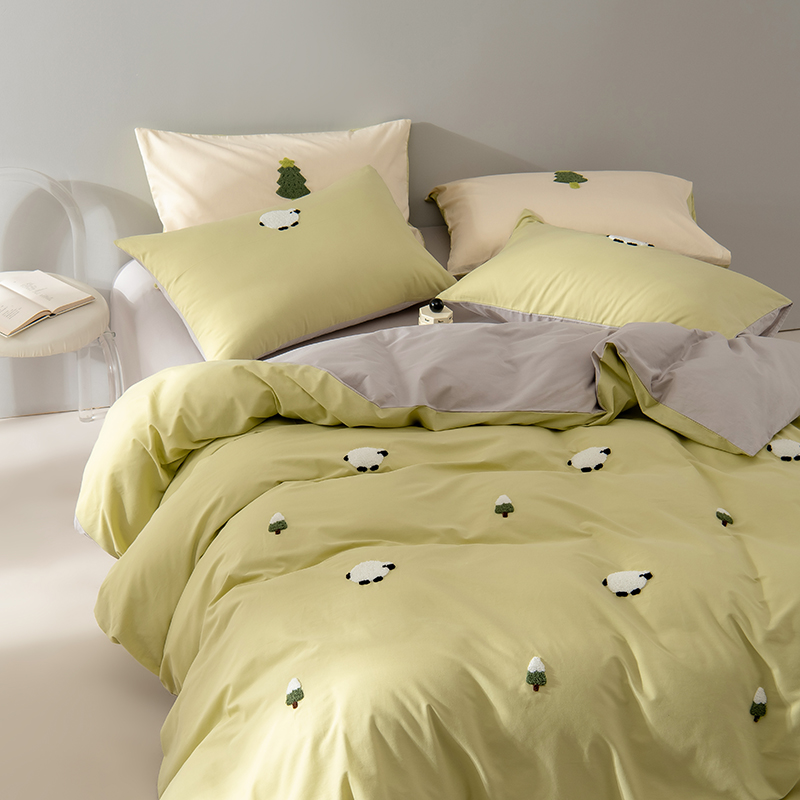 顺丰包邮全棉毛巾绣水洗棉套件