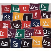 卡乐咪字母沙包豆袋26只幼儿园教具亲子互动游戏儿童玩具感统训练