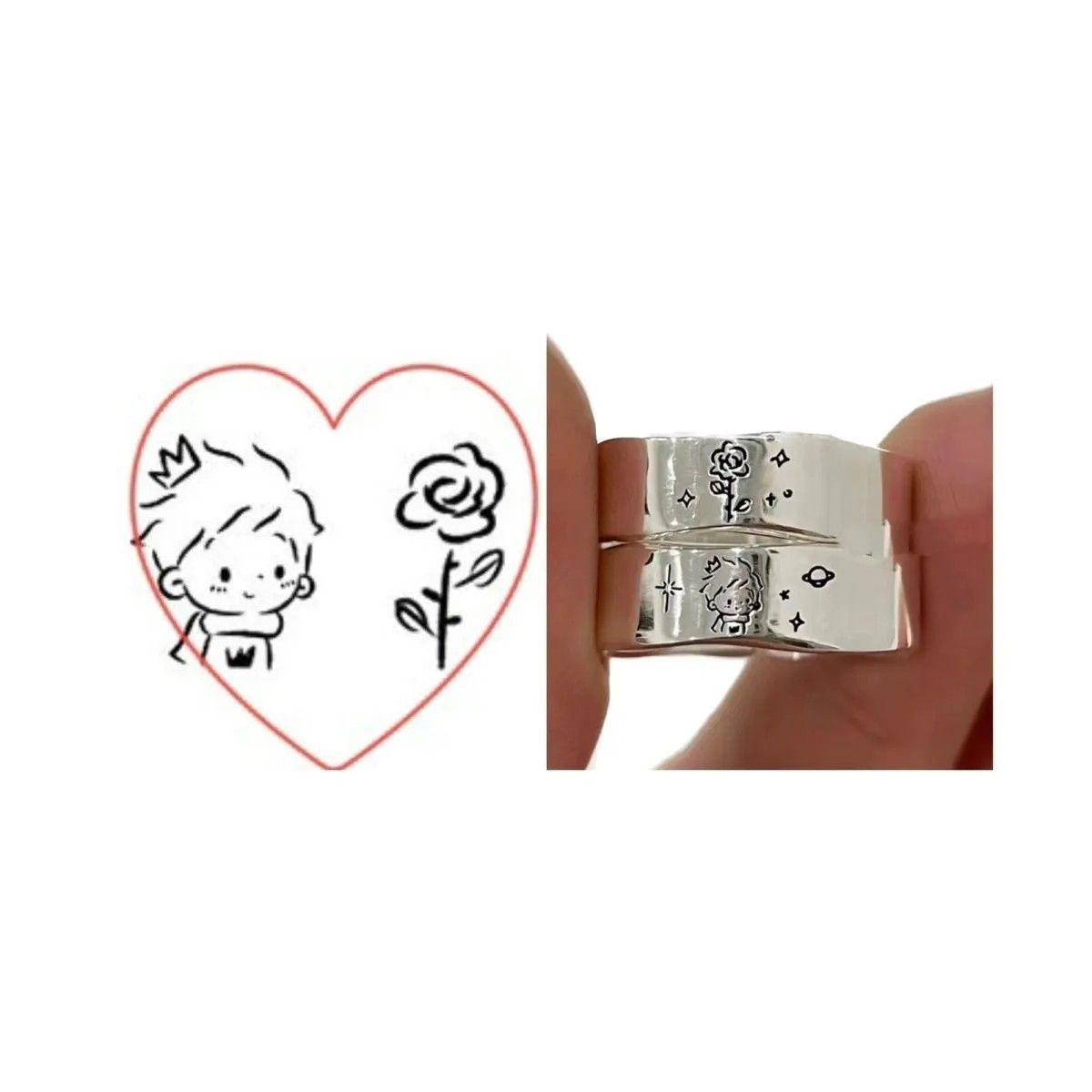 情侣线条狗烟花组合系列