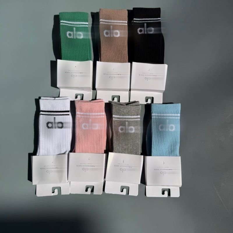 组合装ALO户外登山袜子健身瑜伽袜男女款阿罗字母袜防臭篮球袜子,女士内衣/男士内衣/家居服,长筒袜,淘宝优惠券,粉丝福利购,淘宝优惠卷