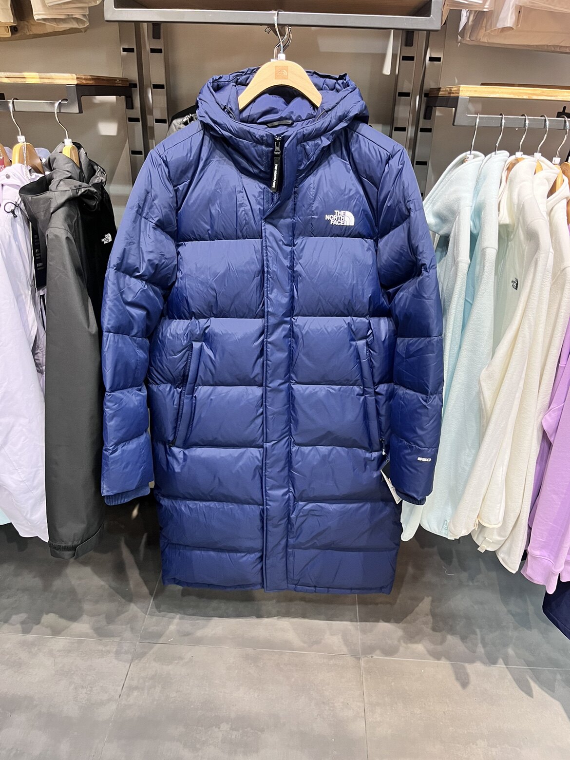 thenorthface北面长款羽绒服男士秋冬户外运动防风防泼水外套81p7