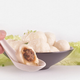 4件包邮 福建福州连江特产鱼丸 黄岐手工鱼丸包心 鳗鱼丸火锅食材