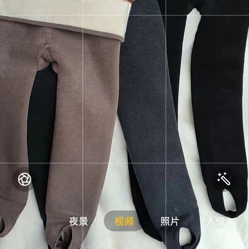 清高腰显瘦外穿踩脚加绒连裤袜