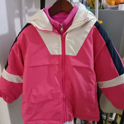女童洋气冲锋衣中大童三合一外套