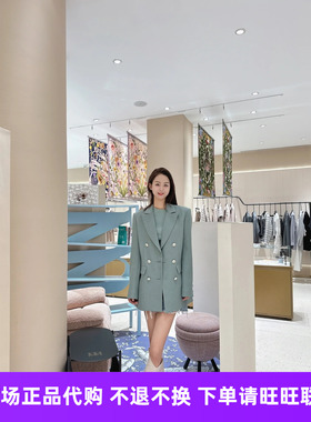mithworld/沵媞专柜正品西服上衣外套绿色国内代购（折扣490）