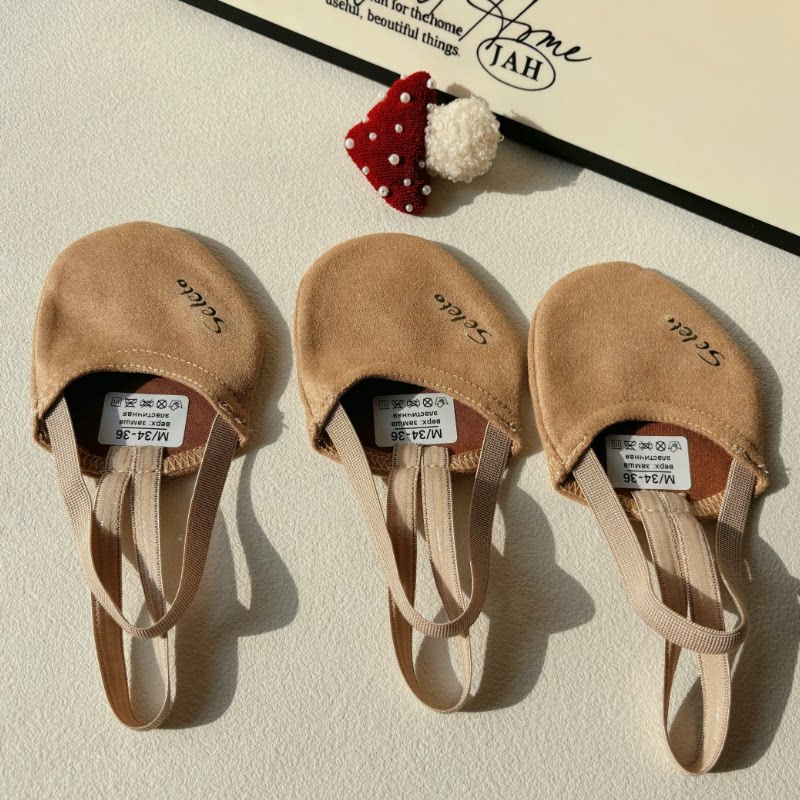 舞蹈鞋艺术体操鞋成人儿童半脚掌袜芭蕾软底专业艺考鞋俄罗斯同款