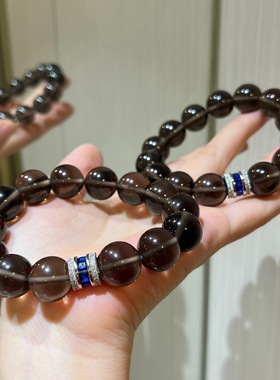 【冰美式】大颗粒14mm高品质玻璃体冰曜石透体手链手串男女款礼物