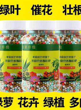 绿植花卉通用控释肥多肉颗粒缓释肥养花专用营养肥料氮磷钾复合肥