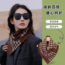 护颈防寒百搭脖套保暖三角围巾围脖 秋冬季 冬季 防风围脖围巾女冬季