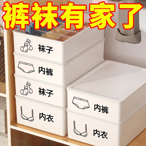 内衣收纳盒袜子内裤收纳抽屉式