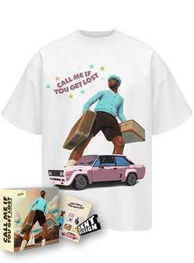 Tyler the creator 泰勒 短袖T恤 嘻哈人像 call me 美式纯棉重磅