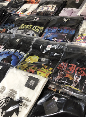 【福袋款随机发】欧美潮牌vintage宽松纯棉t恤短袖嘻哈宽松男女