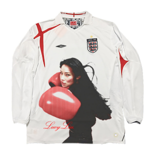 红拳图案 人像 球衣 LUCY REMAKE 短袖 LIU blokecore 刘玉玲 复古