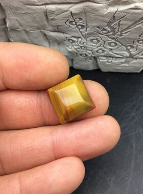 天然战国红玛瑙方糖吊坠