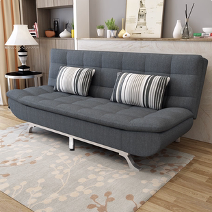 沙发床小户型客厅双人1.9米折叠多功能沙发两用布艺可拆洗公寓床
