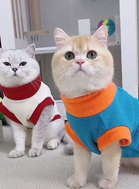 猫咪衣服小猫幼猫可爱秋冬暹罗猫银渐层缅因猫布偶猫金渐层矮脚猫