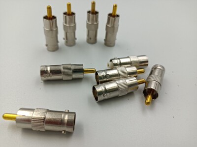 RCA(公头)转BNC(母头)/BNC头/RCA头/F头/Q9头/连接器