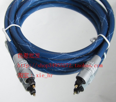 美国金属 光纤线 方头-方头1.5米 3米 带防震网