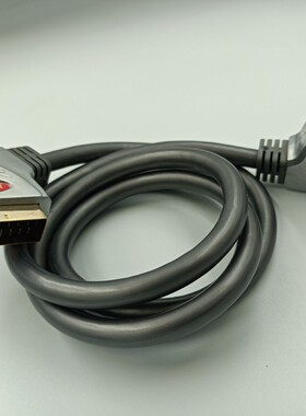 台湾产 金属型 欧插SCART线 21针 对 21针0.8米 镀金头