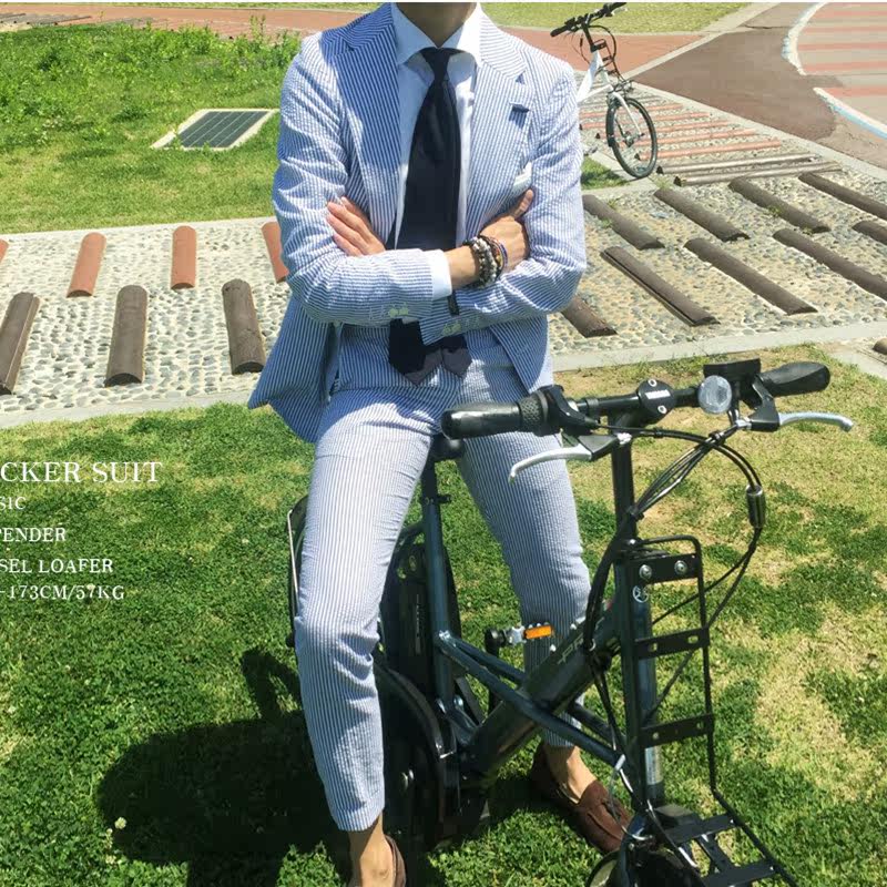 Costume homme en chanvre pour été - Ref 1563479 Image 1