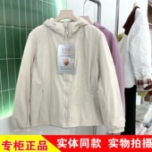 好彩546 她炽2596女小太阳光连帽轻暖棉衣棉服棉袄内搭外穿外套