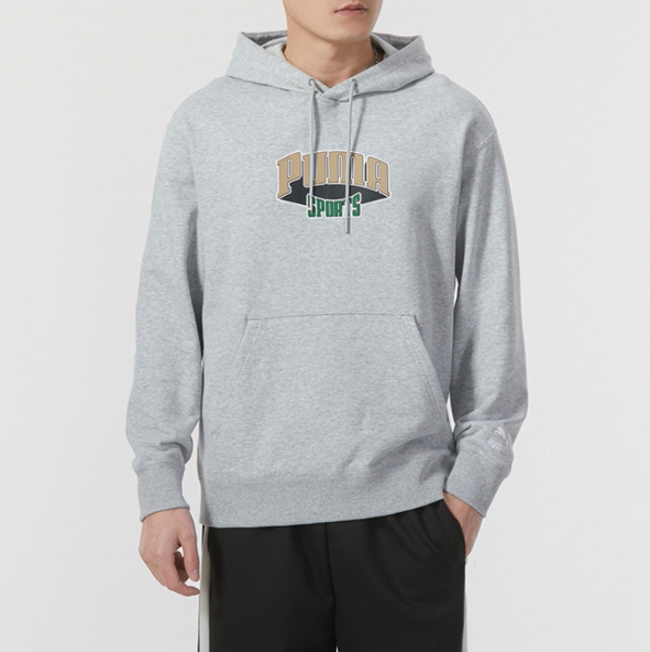 Puma彪马男针织宽松套头卫衣