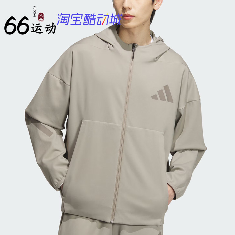 阿迪达斯男子连帽夹克外套