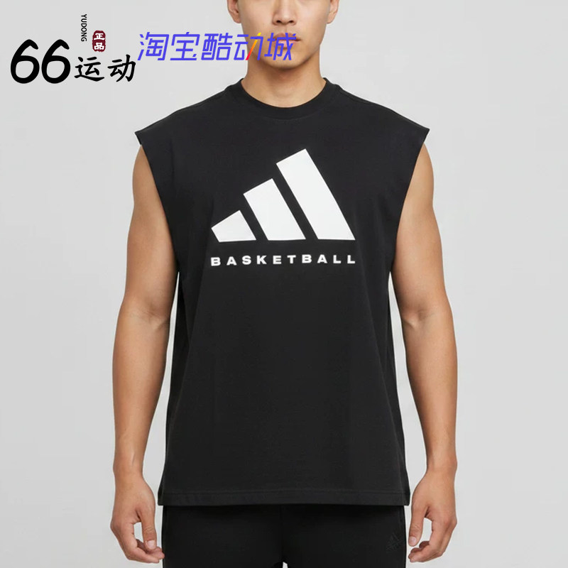 阿迪达斯男无袖运动T恤KX5699