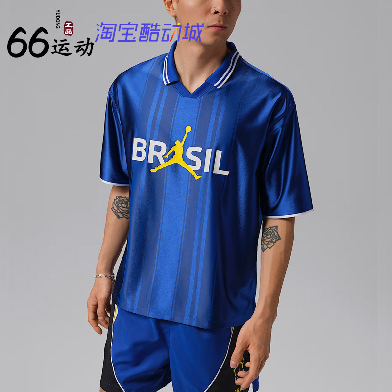 耐克JordanII5382-417翻领T恤