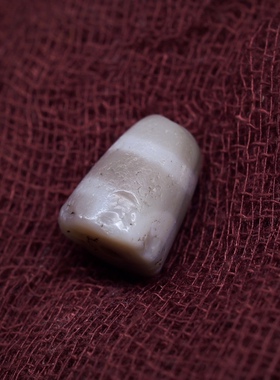 西藏至纯千年老天珠断珠一眼两眼