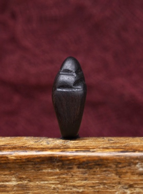 西藏百年摩尼宝型 迷你老木头擦擦吊坠念珠卡子侧挂 皮壳包浆熟美