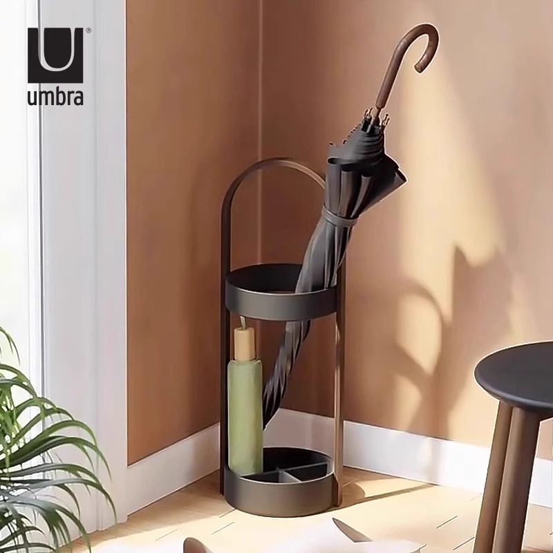 Umbra贝尔伍德雨伞架收纳桶创意家用酒店客厅放置架放雨伞的架子