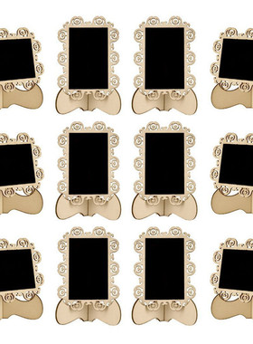 木质工艺品创意小黑板塑料膜pvc贴纸展示板婚庆派对家居装饰摆件