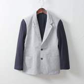 平驳领两粒扣西装 男士 商务修身 外贸男装 型韩版 春秋西便服21外套