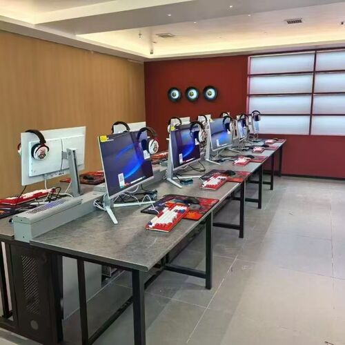 电竞馆网咖网吧   学校多媒体教室电脑桌