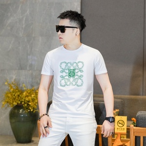 商标已注册2026年新款短袖T恤 钱塘3019 TX237 P65 真模 黑色，男装T恤，电商A023