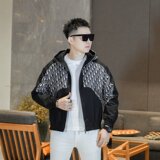 2026年新款连帽休闲夹克钱塘3019-JK9297P155真模，男装夹克，电商A023