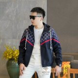 2026年新款连帽休闲夹克钱塘3019-JK9296P155真模商标已注册，男装夹克，电商A023
