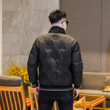 Y9820P2902025高端冬季90%白鸭绒暗花立领羽绒服真模335，男装羽绒服，电商A023